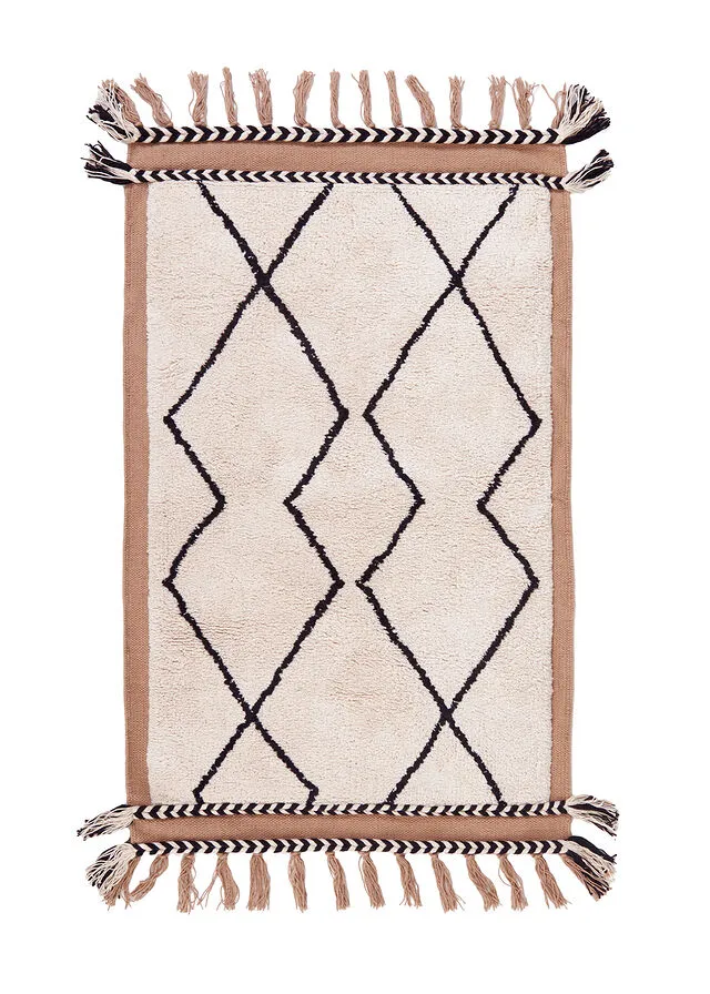 Beige Bathroom Rug