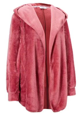 Raspberry Pink Fluffy Fleece Jacket