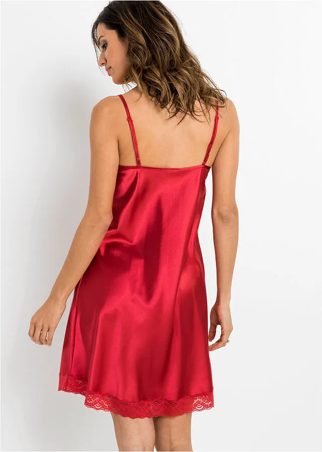 Coral Red Negligee
