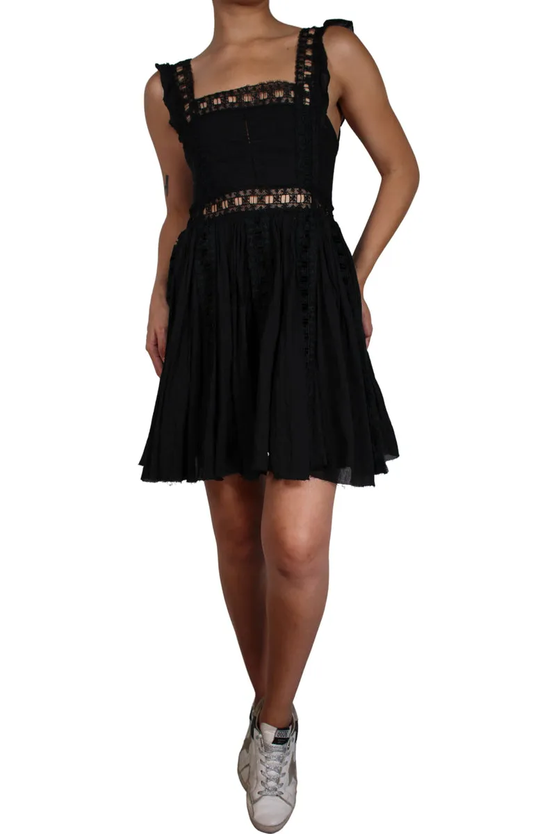 FREE PEOPLE Vestido Mini Black