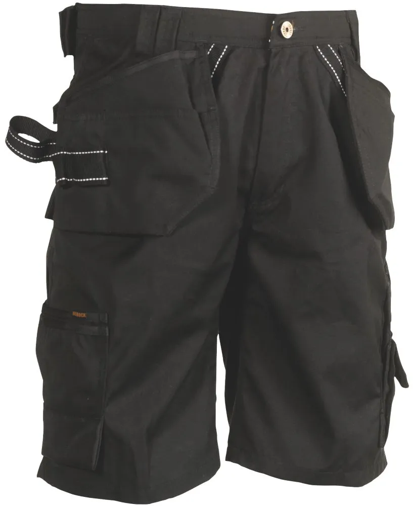 Herock Pallas, pantalón corto de trabajo, negro (cintura 36
