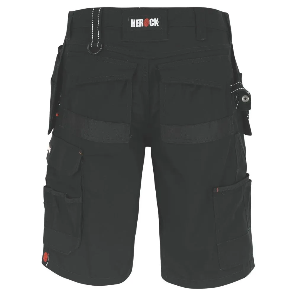 Herock Pallas, pantalón corto de trabajo, negro (cintura 36