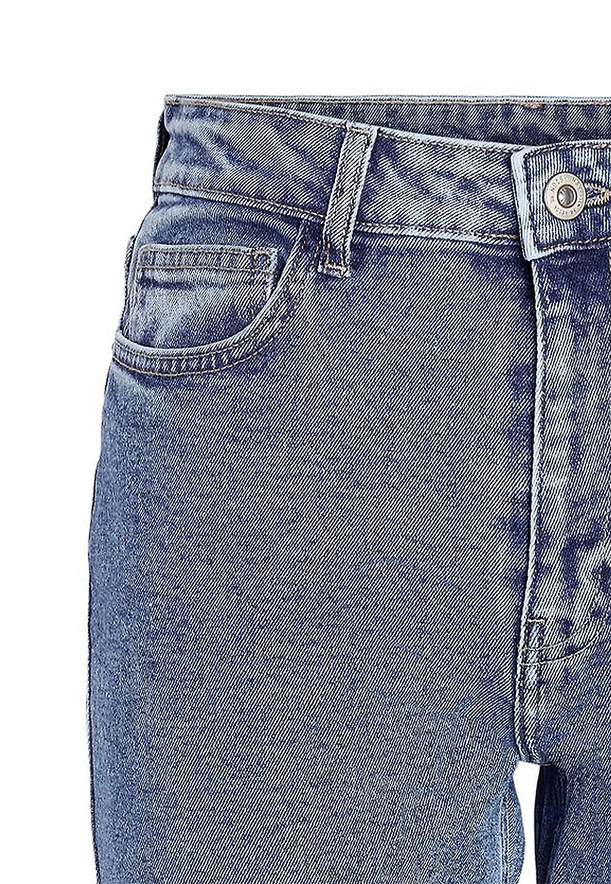 Slim Fit High Waist Denim Ankle Jeans NM-MONI by NOISY MAY