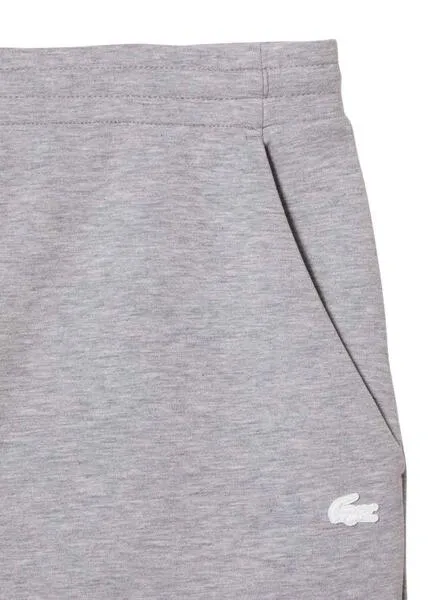 Lacoste Slim Fit Gray Jaspeado Pants Men