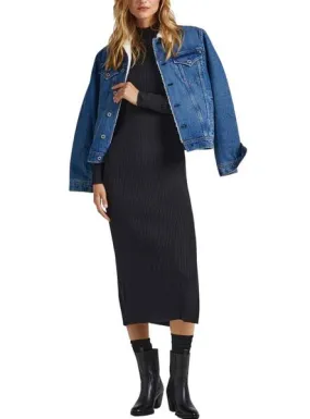 Pepe Jeans Women's Black Dalia Dress.