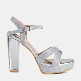 Sandalias Mujer Judith Plateado Weide