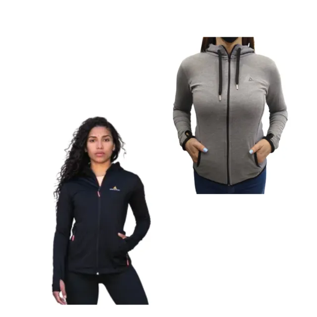 Sporty Women's Lycra Jacket + Cotton Jacket Gs