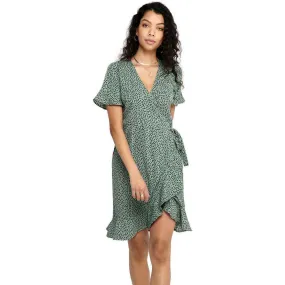 Green Crossed Women's Dress 15206407