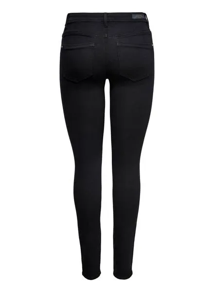 Women's Black Skinny Jeans by Only Wauw Life