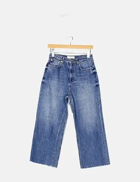 Zara denim culotte jeans