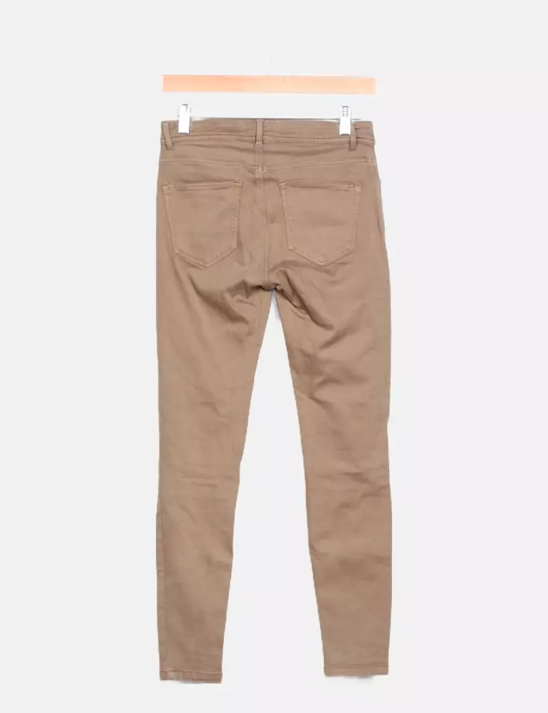 Green stretchy Zara pants.